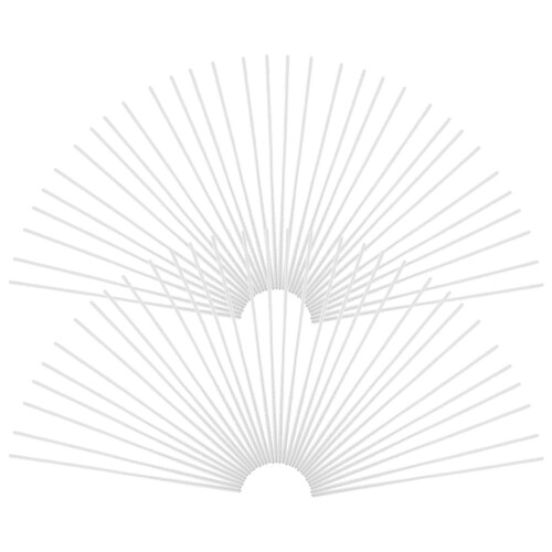 400Pcs Safe Material White Twisting Sticks for DIY Crafts 1