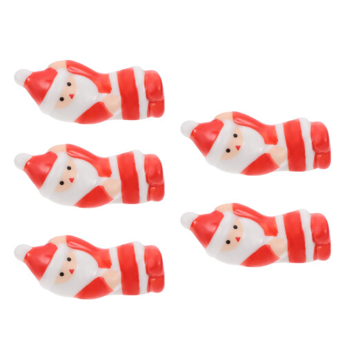 10Pcs Ceramic Red Chopstick Rests for Christmas Party Tableware