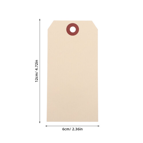 250Pièces Étiquettes Manille Beige Fer Pour 1