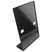 4Pcs Clear Plastic Menu Display Racks for Cafe and Conference Use