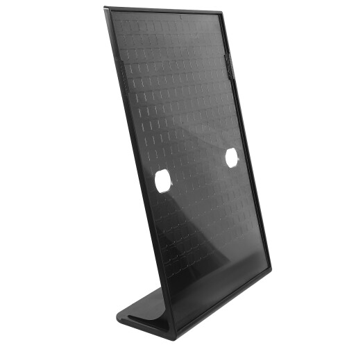 4Pcs Clear Plastic Menu Display Racks for Cafe and Conference Use 1