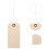 250Pièces Étiquettes Manille Beige Fer Pour 10