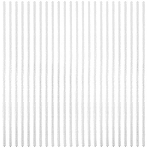 400Pcs Safe Material White Twisting Sticks for DIY Crafts