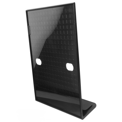 4Pcs Clear Plastic Menu Display Racks for Cafe and Conference Use 2