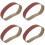 4Pcs Replacement Sanding Belts 80 Grit Abrasive Sandpaper for Sander 7