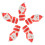 10Pcs Ceramic Red Chopstick Rests for Christmas Party Tableware 2