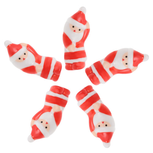 10Pcs Ceramic Red Chopstick Rests for Christmas Party Tableware 1