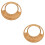 2Pcs Brown Bamboo Circle Bag Strap Handle for DIY Handbag Use 5