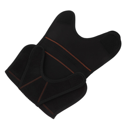 5Pièces Manchons Genoux Chauds Tissu Noir Soutien