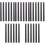 30Pièces Tiges Agitateurs Graphite Noires Usage Multiple 5