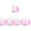 5Sets Professional Pink Tattoo Pens for Precise Drawing 5