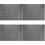 4Pcs Calligraphy Practicing Felt Mat Grey Felt Desk Pad Easy Carry 6