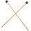 2Paires Sticks Percussion Tam Tam Langue Caoutchouc ABS 2
