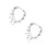 2Pièces De Métal Argenté Design Ethnique 2