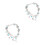 2Pièces De Métal Argenté Design Ethnique 3
