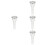 4Pcs Brass Tuba Mouth Replacement Silver Durable Instrument Accessory 6