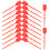 1200Pcs Red Plastic Fire Extinguisher Lock Pins Safety Seal Tags 3