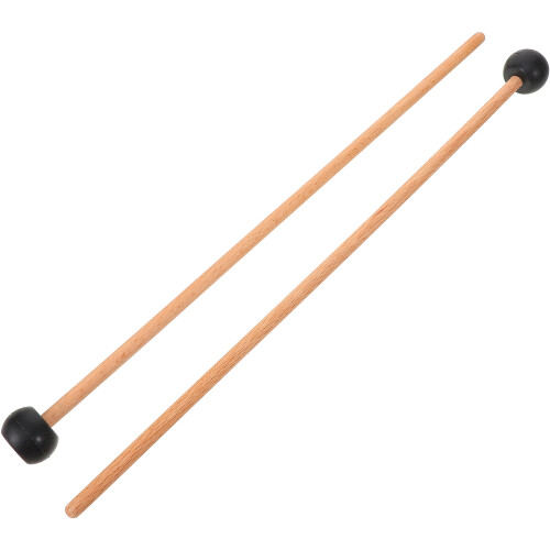 2Paires Sticks Percussion Tam Tam Langue Caoutchouc ABS 2