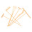 3Sets Bamboo Sand Rakes Mini Tea Set Decor Assorted Color 9