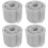 4Pcs Silver Leaf Guards Gutter Downspout Filter Stainless Steel Mesh 7