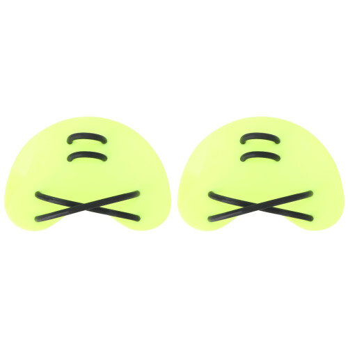 2Pcs Swimming Paddles Black Comfortable ABS for Technique Improvement 2