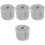 4Pcs Silver Leaf Guards Gutter Downspout Filter Stainless Steel Mesh 5