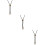 3Pcs Multi-Color Necklaces Adjustable Bolo Tie for Men Decor 8