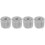 4Pcs Silver Leaf Guards Gutter Downspout Filter Stainless Steel Mesh 6
