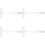 4Pcs White Acrylic Ruler for Woodworking DIY Crafting 5