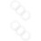 18Pcs Durable Iron Rings DIY Dreamcatcher Material Silver Hoops 6