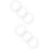 18Pcs Durable Iron Rings DIY Dreamcatcher Material Silver Hoops 8