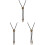 3Pcs Multi-Color Necklaces Adjustable Bolo Tie for Men Decor 3