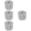 4Pcs Silver Leaf Guards Gutter Downspout Filter Stainless Steel Mesh 9