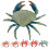 24Pcs Creative Simulation Crab Party Kid Toy Assorted Color Decoration 2