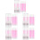 5Sets Professional Pink Tattoo Pens for Precise Drawing 6