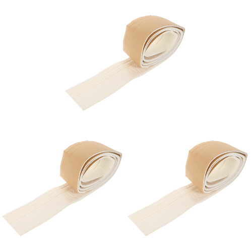 3Pcs White Self Adhesive Baseboard Tape Thickened Wall Trim for DIY 1
