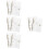 8Pcs PVC Clear Binder Covers for Notebooks and Document Protection 9