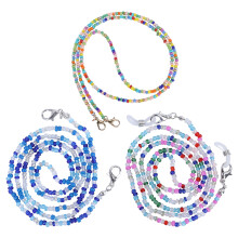 6Pcs Bohemian Eyeglasses Chains Colorful Bead Decor Glasses Accessory