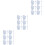 30Sets Transparent Dessert Cups Mousse Pudding and Juice Use 4