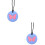 2St Zuigeling Teether Ketting Silicone Hemelsblauw Comfort Speelgoed 6