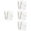 8Pcs PVC Clear Binder Covers for Notebooks and Document Protection 8