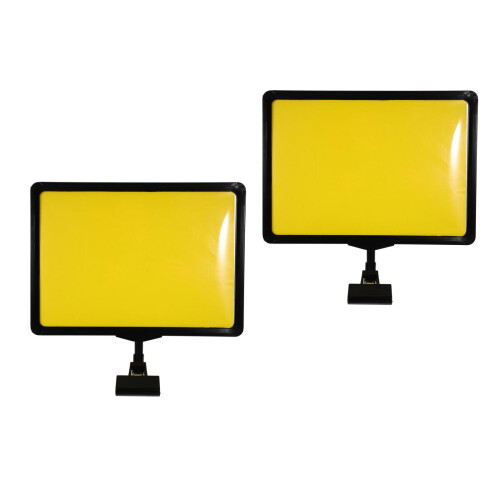 2St Gele Tafelkastje Prijsdisplay Stand Voor En 1