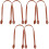 6Pcs Brown Shoulder Strap Stylish Handbag Belt for Purses 8