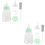 2Sets Compact Plastic Puppy and Kitten Feeding Bottles for Small Pets 8