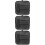 3Pcs Black Snare Drum Carrying Pouch Convenient Storage Bag 6