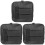 3Pcs Black Snare Drum Carrying Pouch Convenient Storage Bag 2