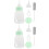 2Sets Compact Plastic Puppy and Kitten Feeding Bottles for Small Pets 7