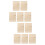10Pcs Hard Wood Taekwondo Boards for Breaking Training 8