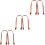 6Pcs Brown Shoulder Strap Stylish Handbag Belt for Purses 9