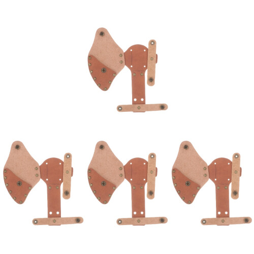 4Pcs Brown Hatchet Cover Durable Protective Sleeve with Snap 2